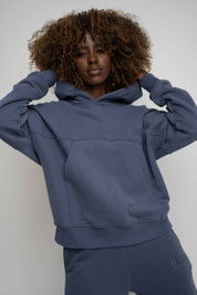 BLUZA Z KAPTUREM 2nd DROP GRANATOWA - MURIA