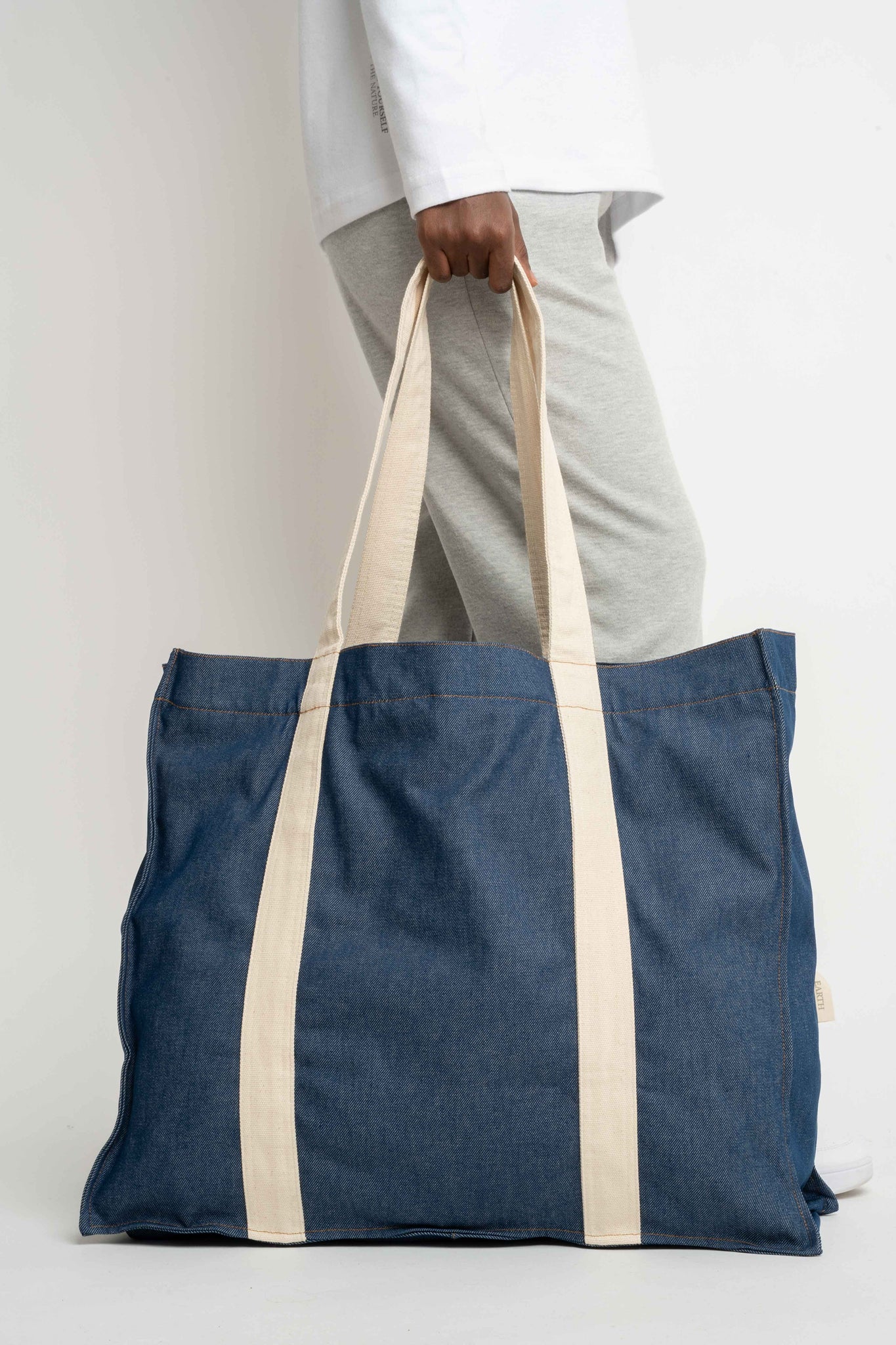 BLUE SHOPPER BAG - LIDO