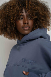 BLUZA Z KAPTUREM 2nd DROP GRANATOWA - MURIA