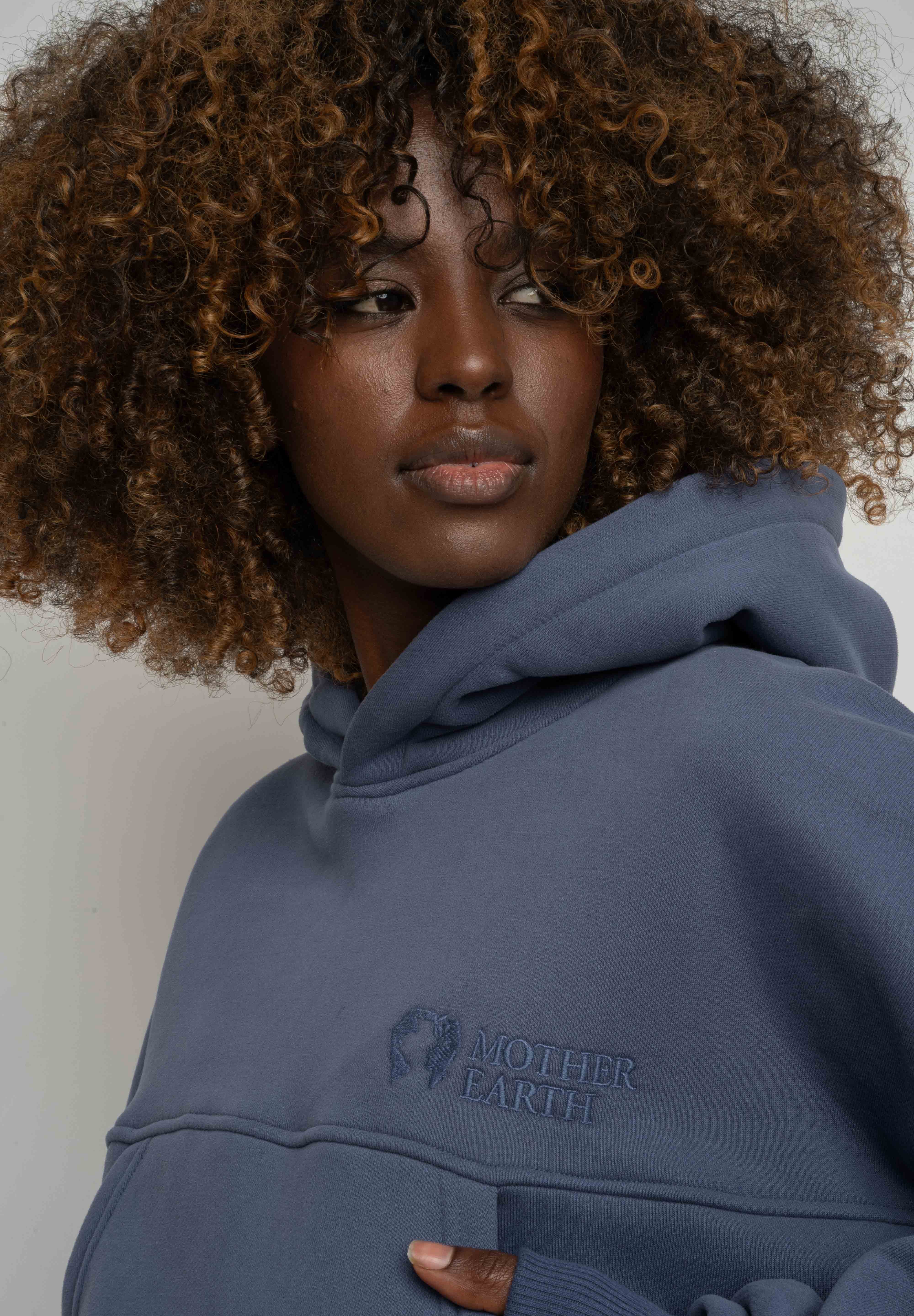 BLUZA Z KAPTUREM 2nd DROP GRANATOWA - MURIA