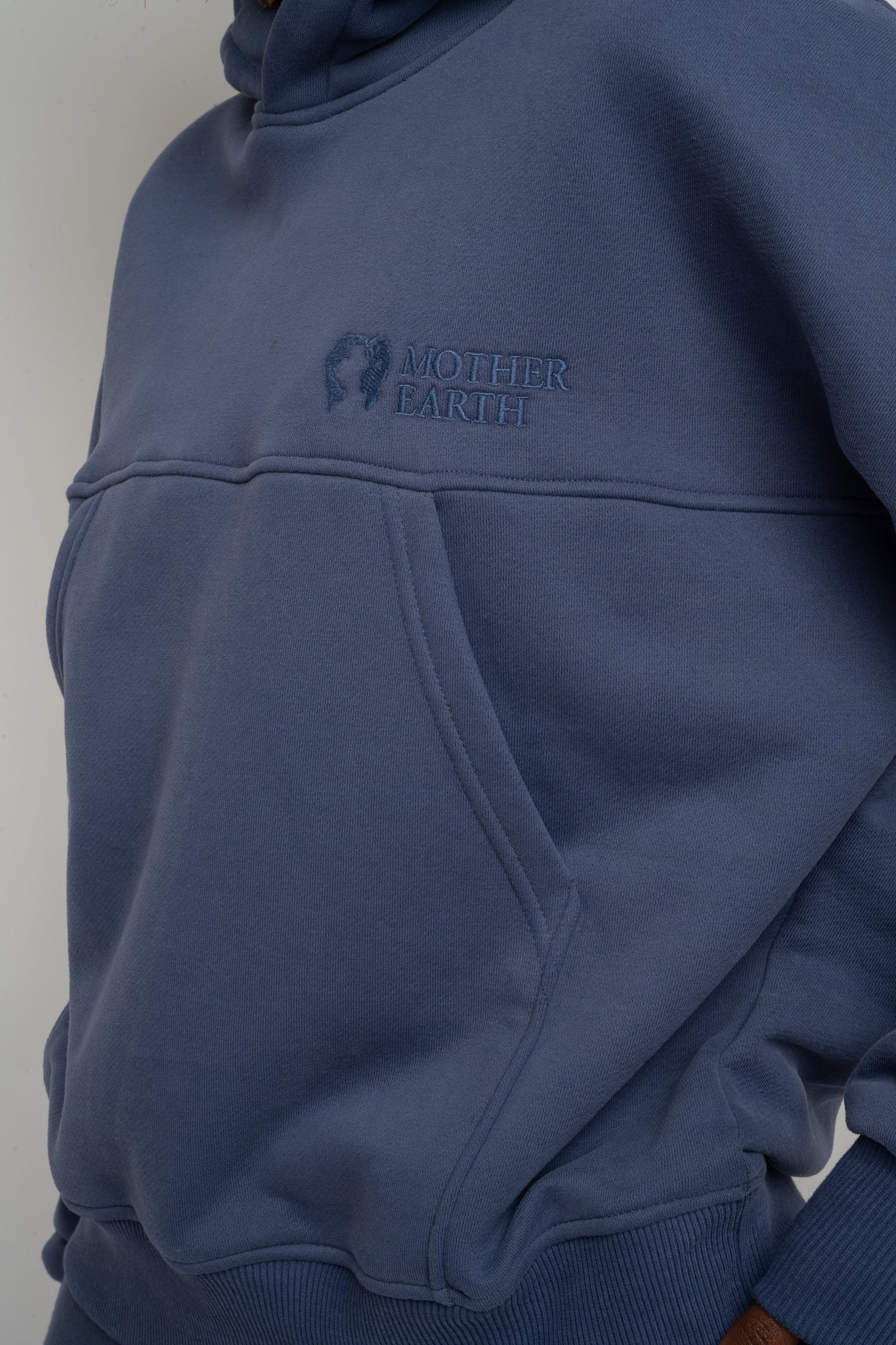 BLUZA Z KAPTUREM GRANATOWA - MURIA
