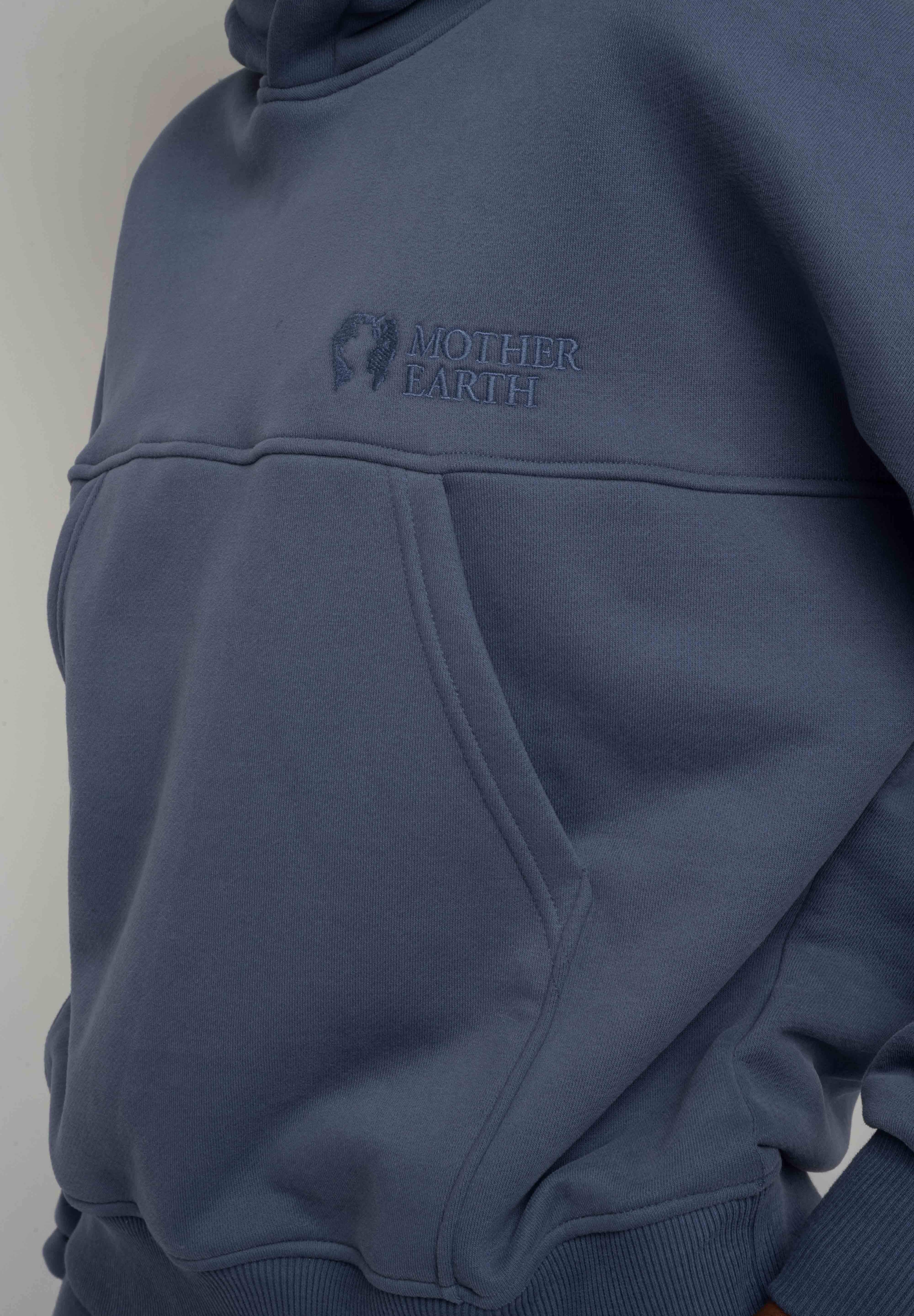 BLUZA Z KAPTUREM 2nd DROP GRANATOWA - MURIA