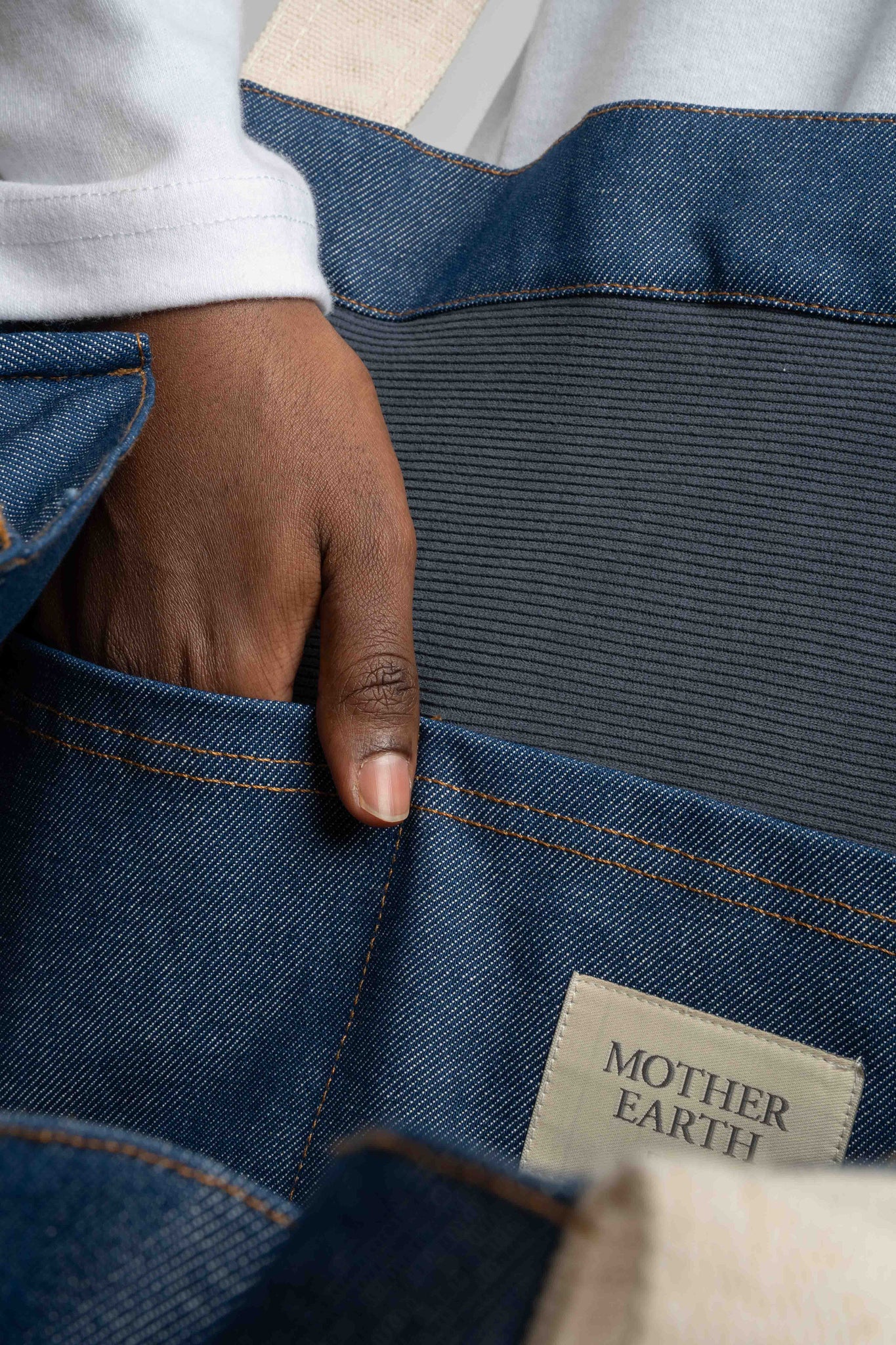 BLUE SHOPPER BAG - LIDO