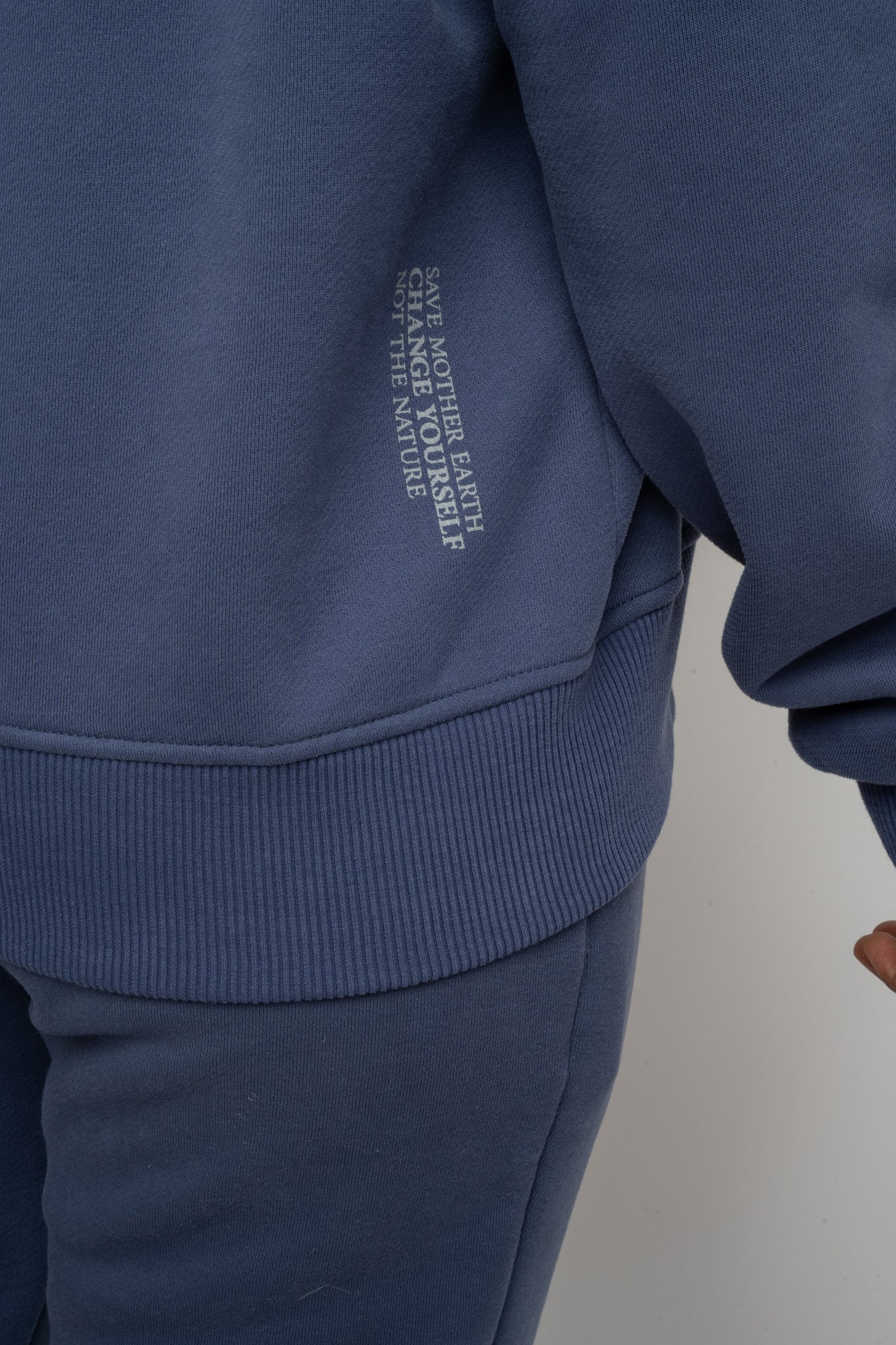 BLUZA Z KAPTUREM GRANATOWA - MURIA