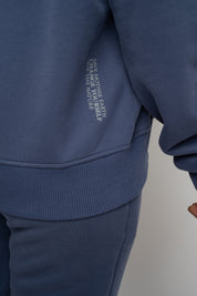 BLUZA Z KAPTUREM GRANATOWA - MURIA
