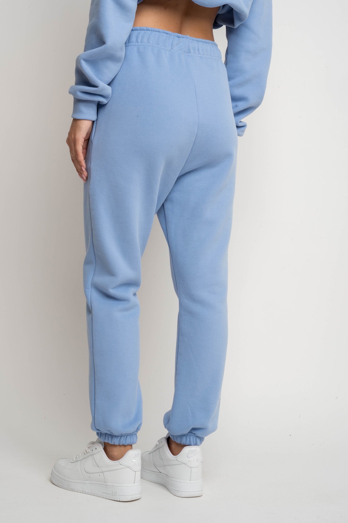 LIGHT BLUE BAGGY SWEATPANTS - KARPATOS