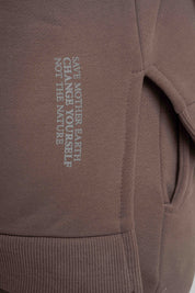 BLUZA O KROJU REGULAR FIT Z DŁUŻSZYM TYŁEM CAPPUCCINO- COOK