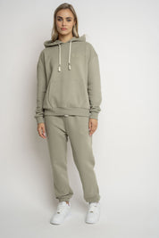 OLIVE BAGGY SWEATPANTS - KARPATOS
