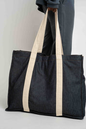 SHOPPER BAG DARK BLUE - LIDO