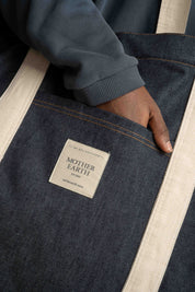 SHOPPER BAG DARK BLUE - LIDO