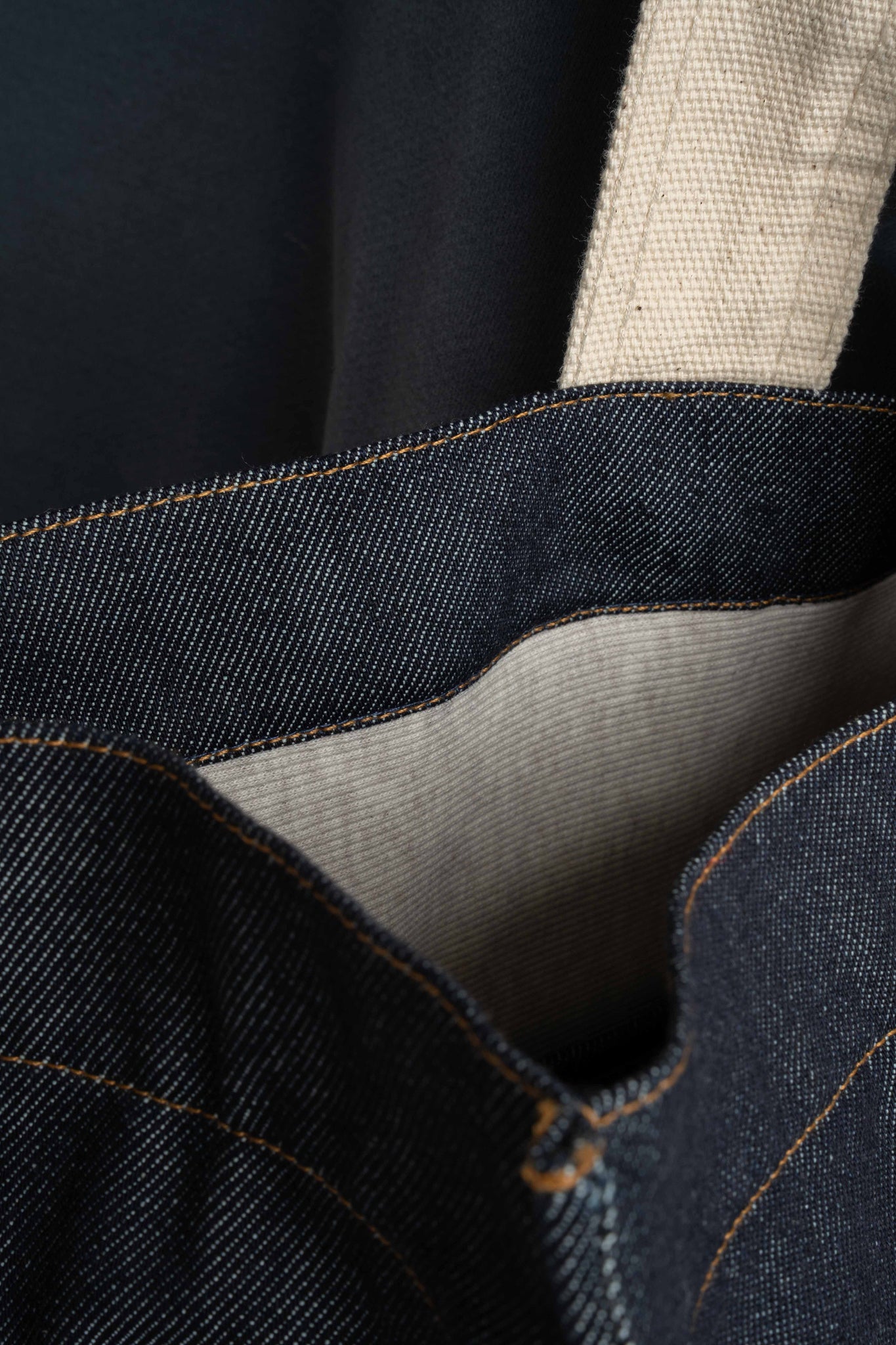 SHOPPER BAG DARK BLUE - LIDO