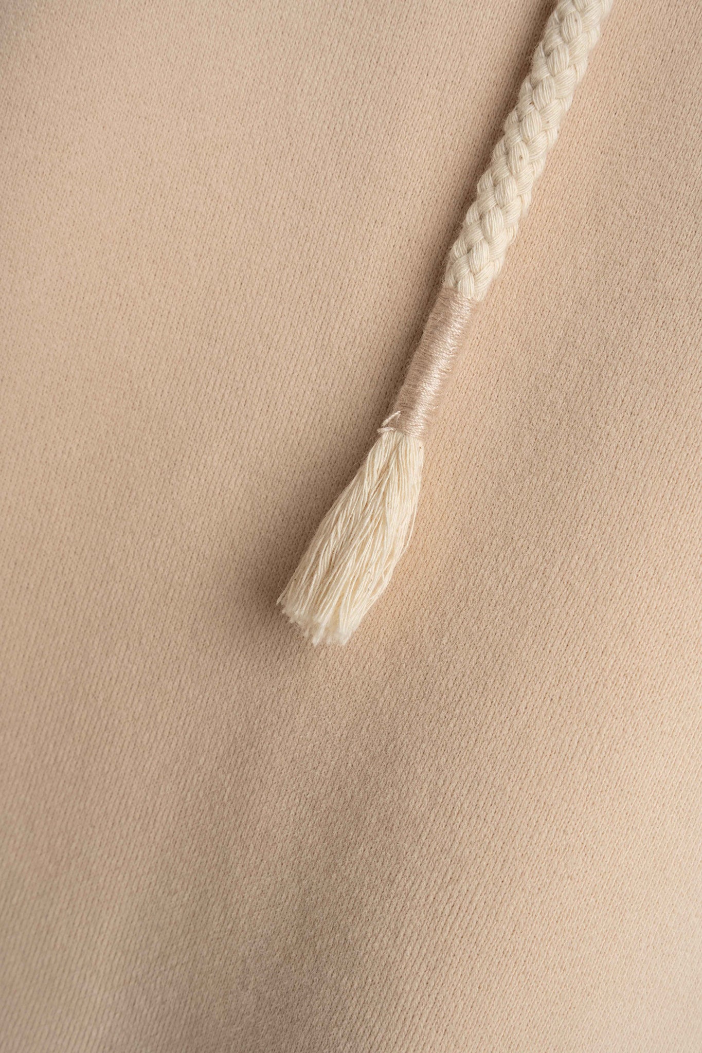 OVERSIZE HOODED SWEATSHIRT BEIGE - NESCA