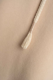 OVERSIZE HOODED SWEATSHIRT BEIGE - NESCA