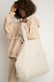 TORBA TYPU SHOPPER  BAG ECRU- ADALAR