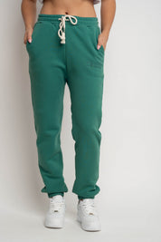 REGULAR FIT SWEATPANTS FOREST GREEN - MILOS