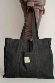 TORBA TYPU SHOPPER  BAG CZARNA- LIDO
