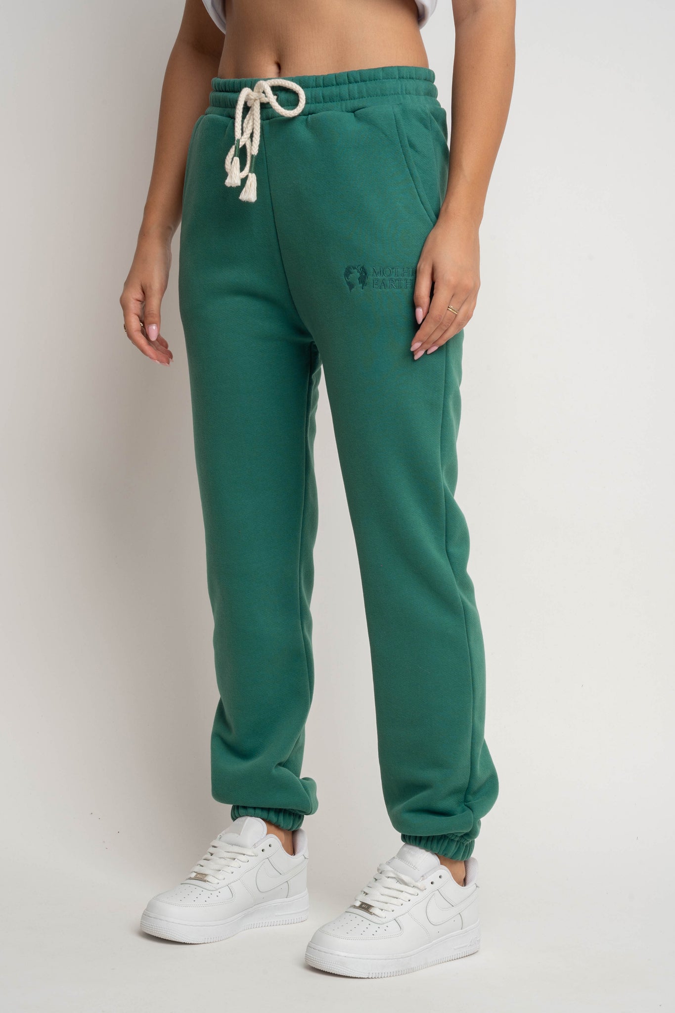REGULAR FIT SWEATPANTS FOREST GREEN - MILOS
