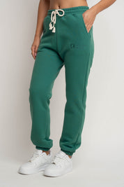 REGULAR FIT SWEATPANTS FOREST GREEN - MILOS