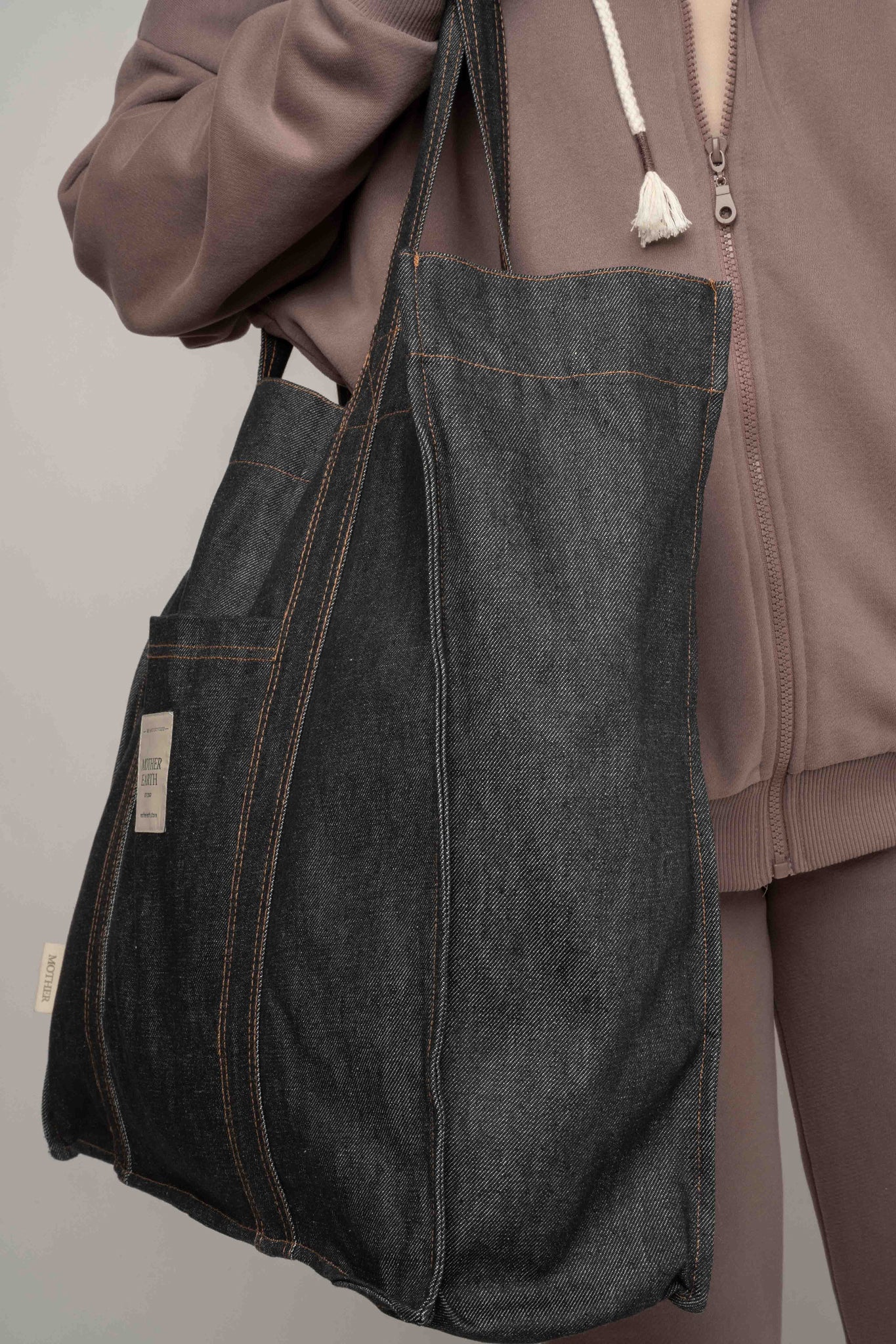 TORBA TYPU SHOPPER  BAG CZARNA- LIDO