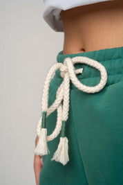 REGULAR FIT SWEATPANTS FOREST GREEN - MILOS