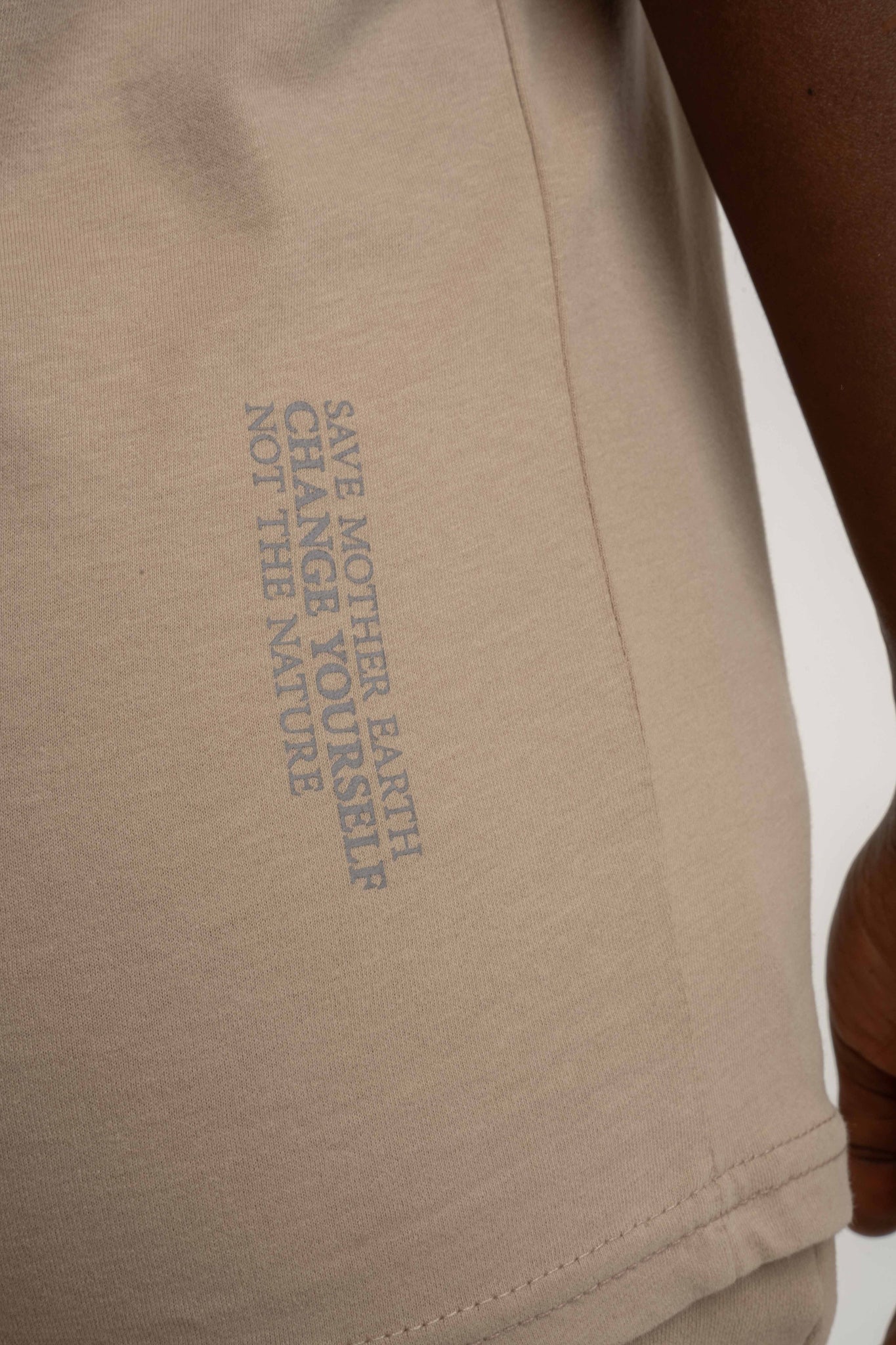 T-SHIRT DAMSKI JASNOBRĄZOWY - TULUM