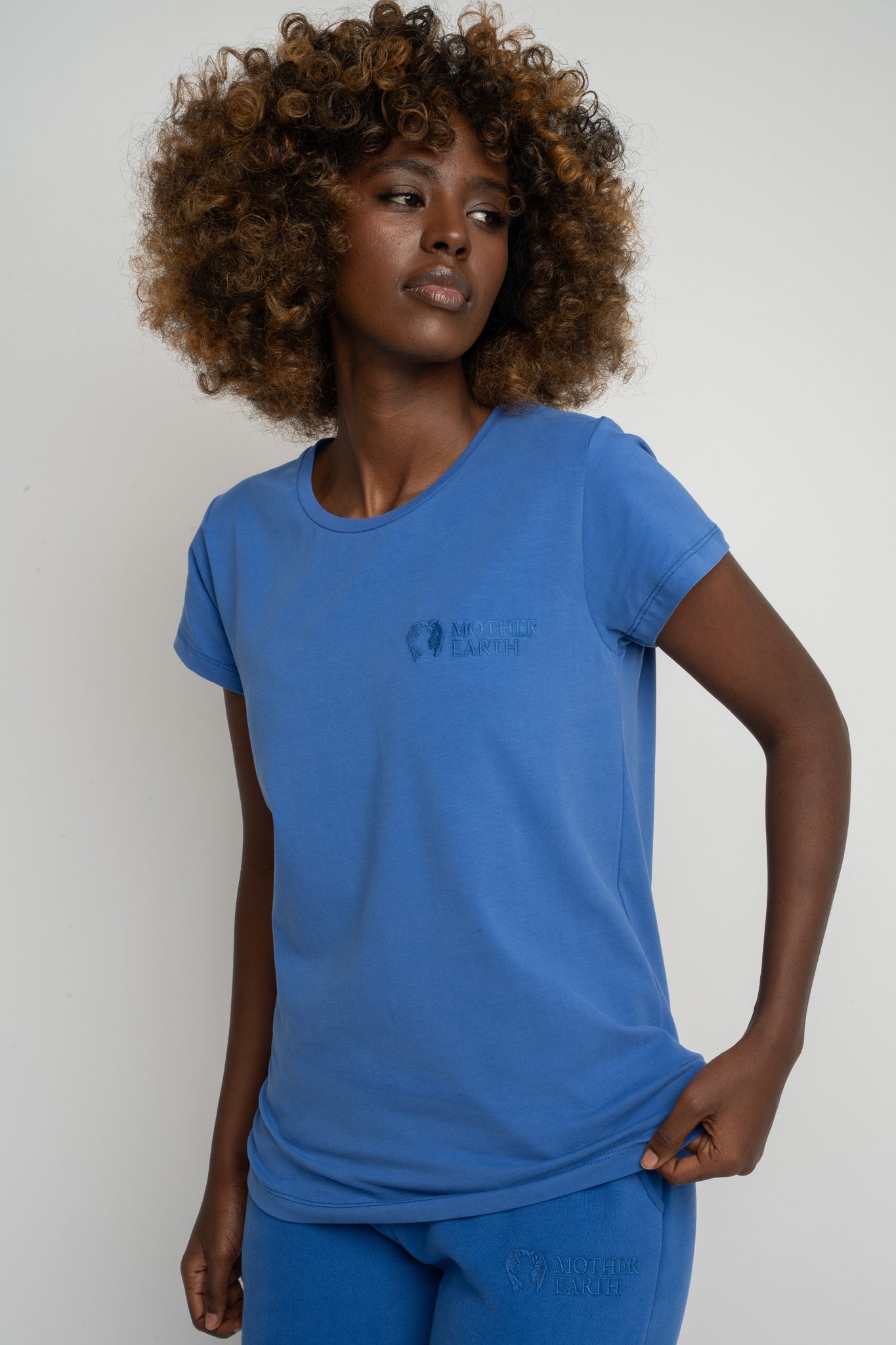T-SHIRT DAMSKI CHABROWY - PETIT