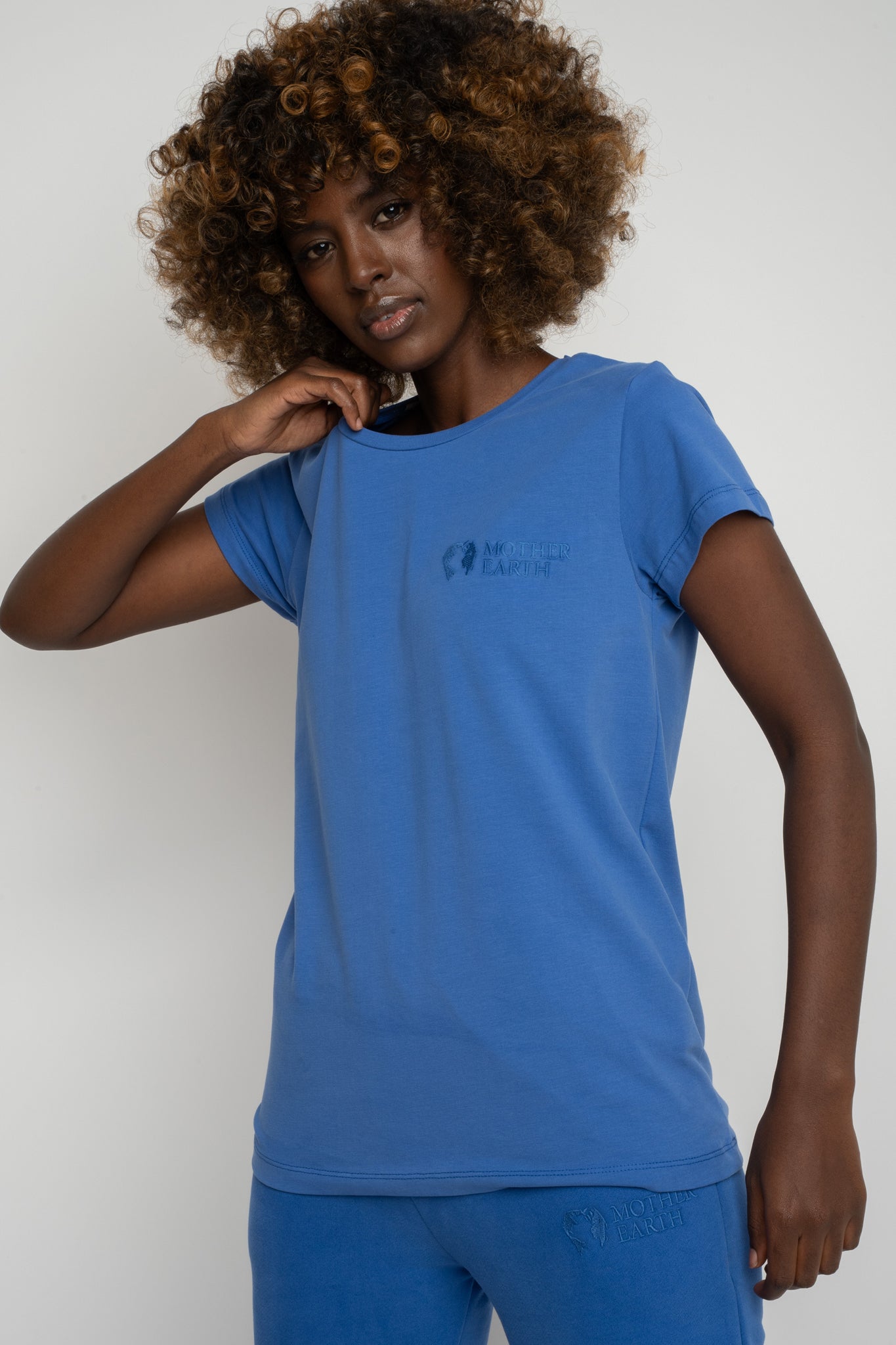 T-SHIRT DAMSKI CHABROWY - PETIT