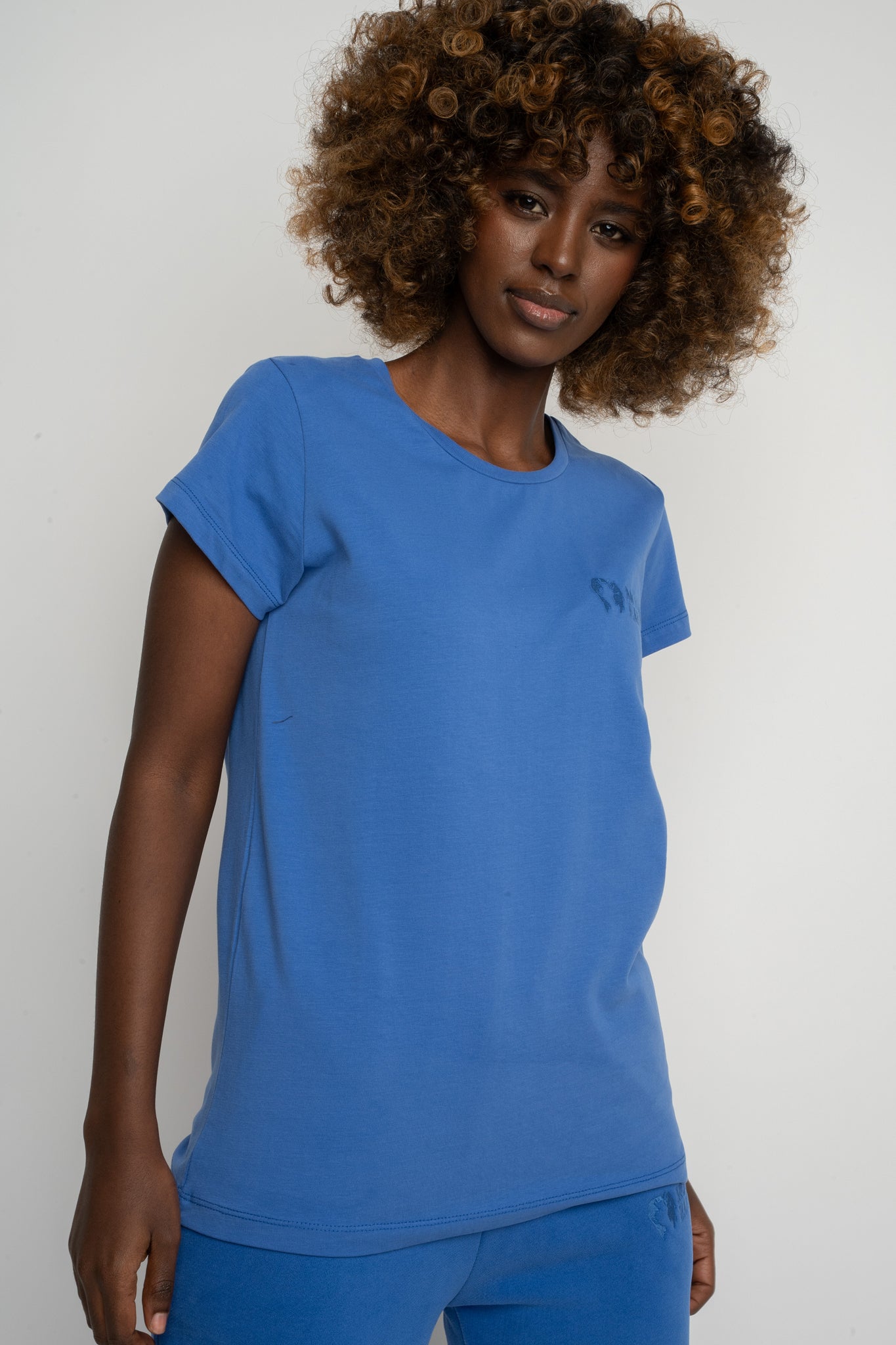 T-SHIRT DAMSKI CHABROWY - PETIT
