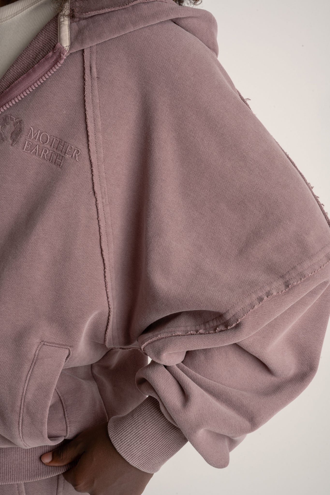 BLUZA Z EFEKTEM WASHED WRZOSOWA - NARVIK
