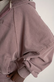 BLUZA Z EFEKTEM WASHED WRZOSOWA - NARVIK