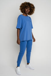 T-SHIRT DAMSKI CHABROWY - OYSTER