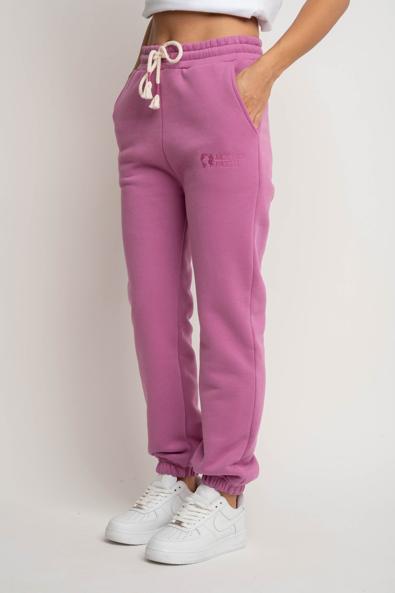 SWEATPANTS REGULAR FIT HEATHER PINK - MILOS