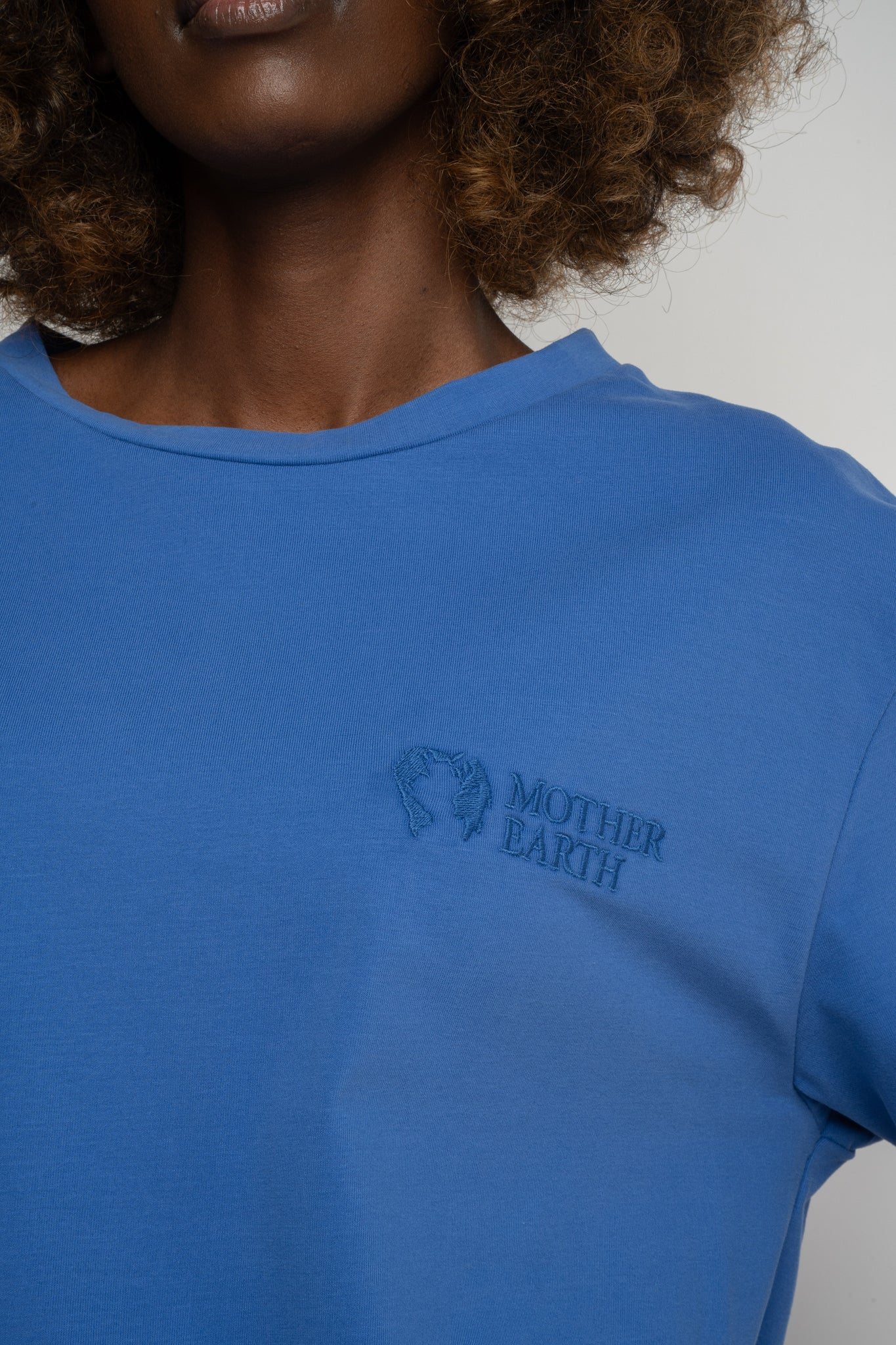 T-SHIRT DAMSKI CHABROWY - OYSTER