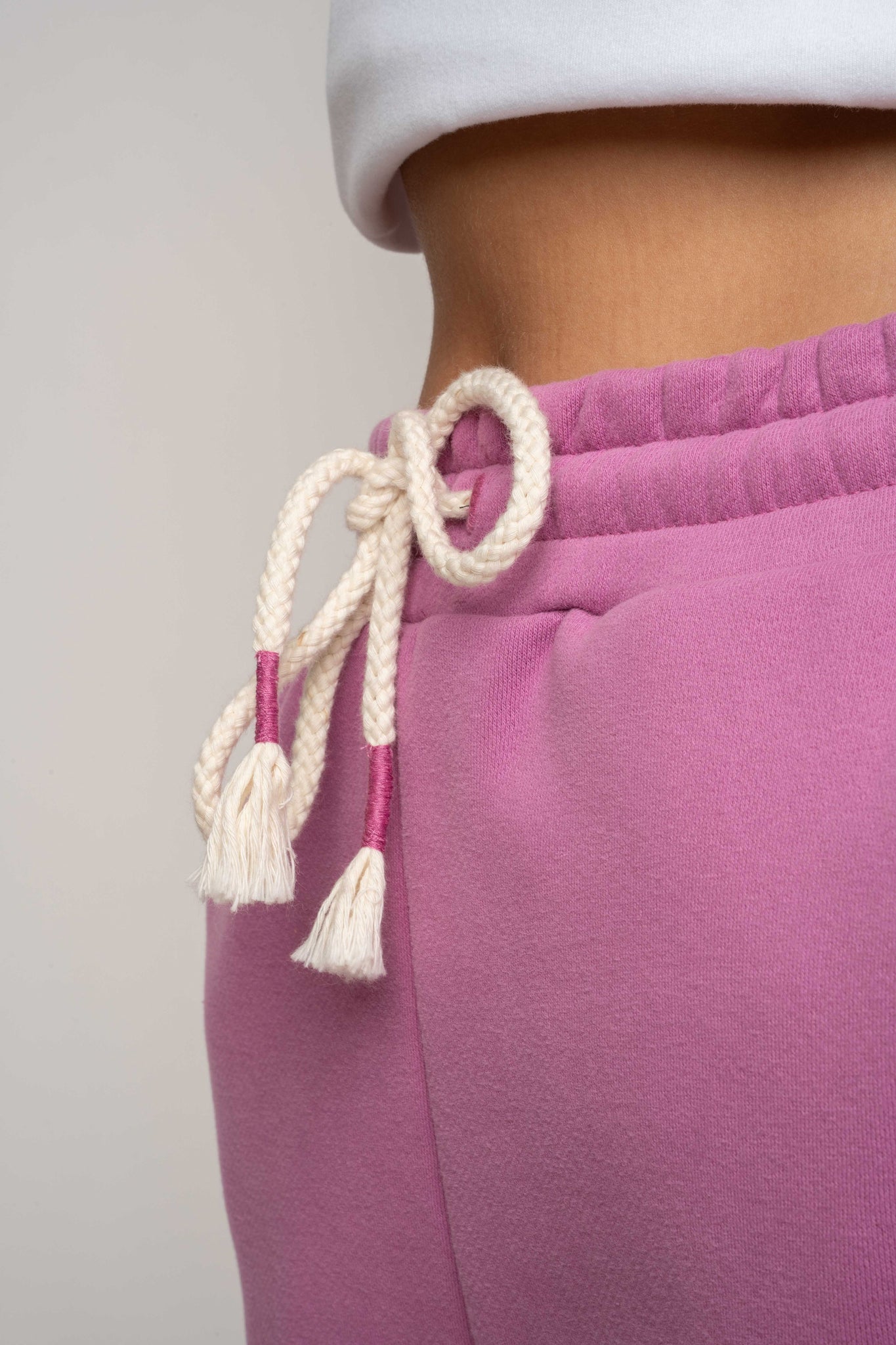 SWEATPANTS REGULAR FIT HEATHER PINK - MILOS