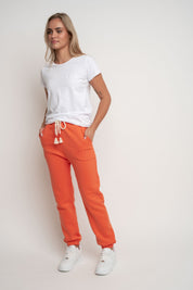 REGULAR FIT SWEATPANTS PUMPKIN ORANGE - MILOS