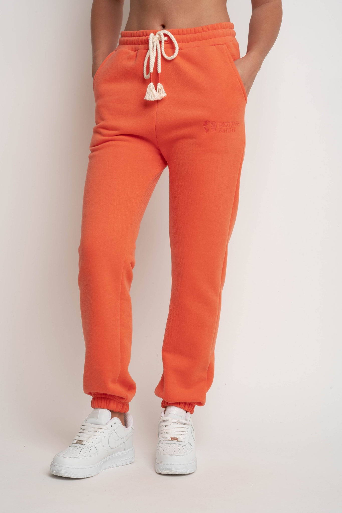 REGULAR FIT SWEATPANTS PUMPKIN ORANGE - MILOS