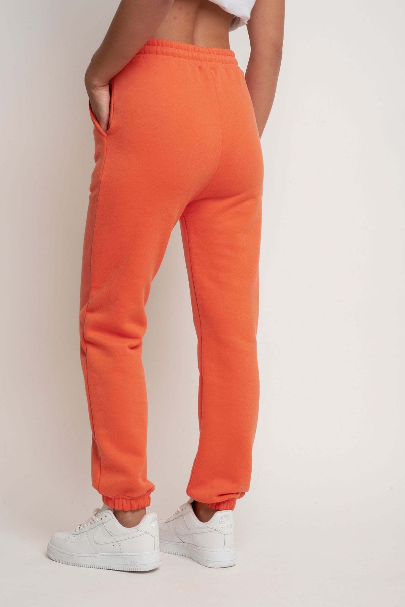REGULAR FIT SWEATPANTS PUMPKIN ORANGE - MILOS