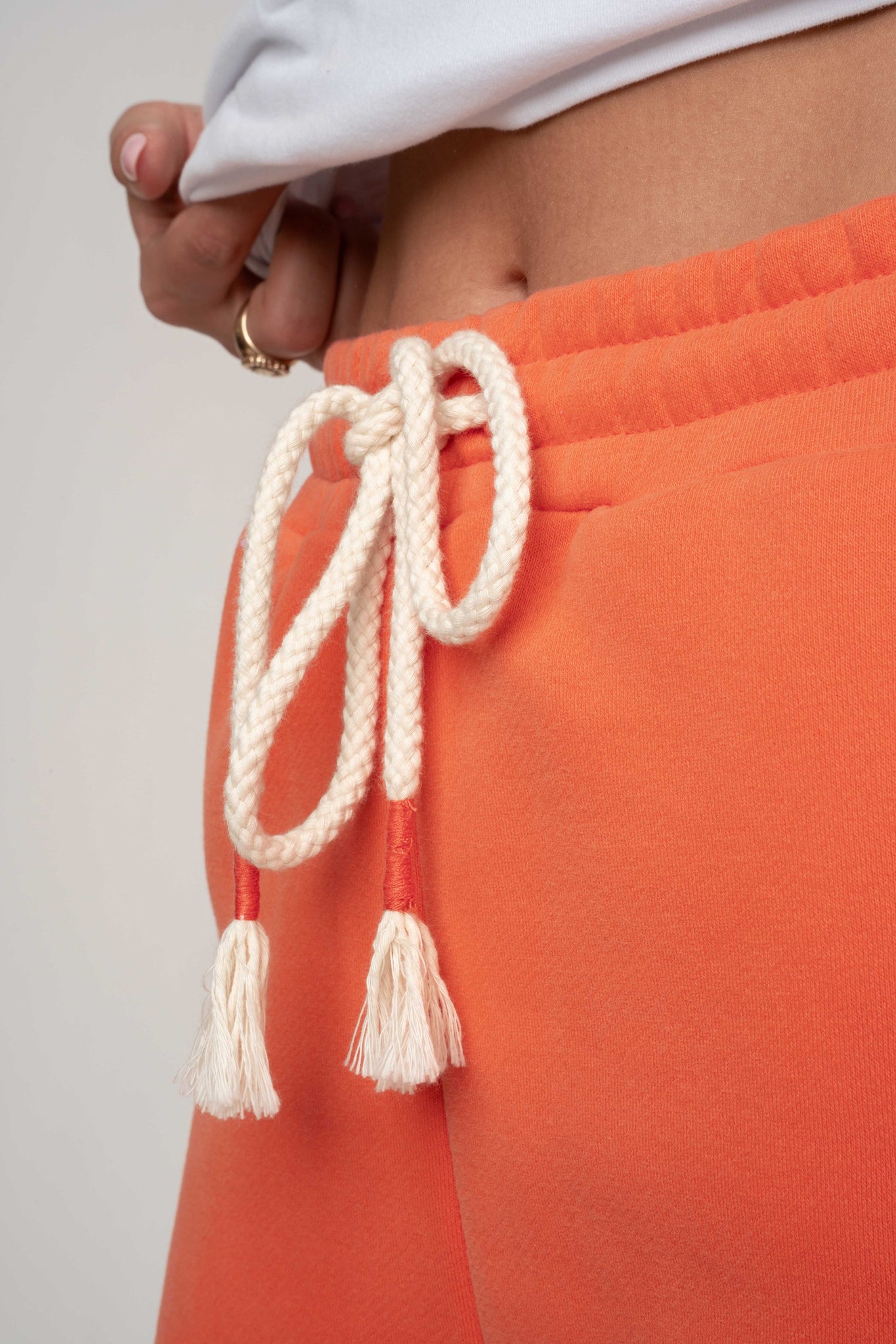REGULAR FIT SWEATPANTS PUMPKIN ORANGE - MILOS