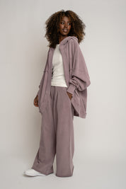 BLUZA Z EFEKTEM WASHED WRZOSOWA - LUND