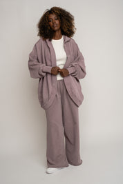 BLUZA Z EFEKTEM WASHED WRZOSOWA - LUND