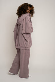 BLUZA Z EFEKTEM WASHED WRZOSOWA - LUND