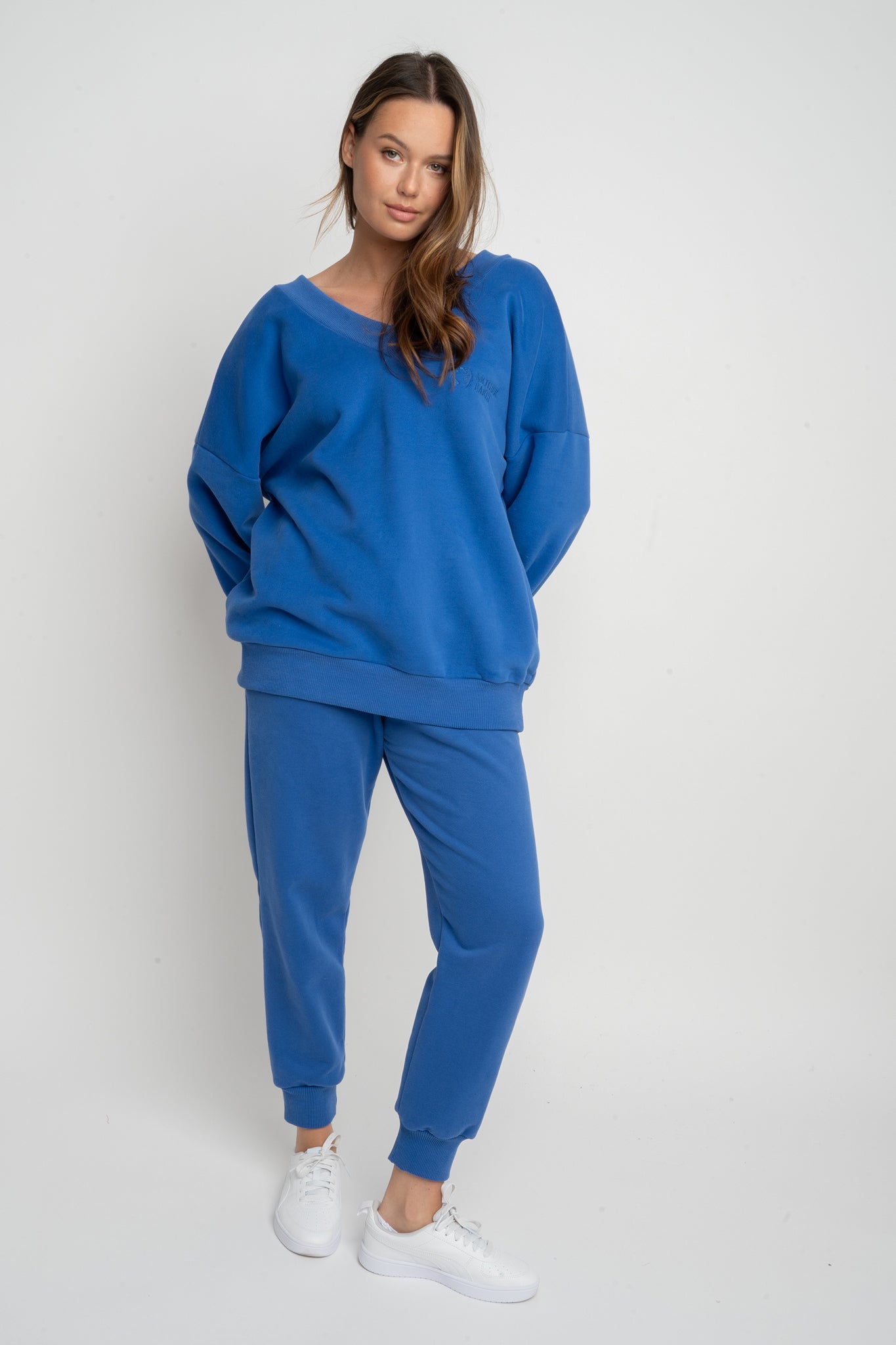 OVERSIZED COLLAR SWEATSHIRT - BISCOE
