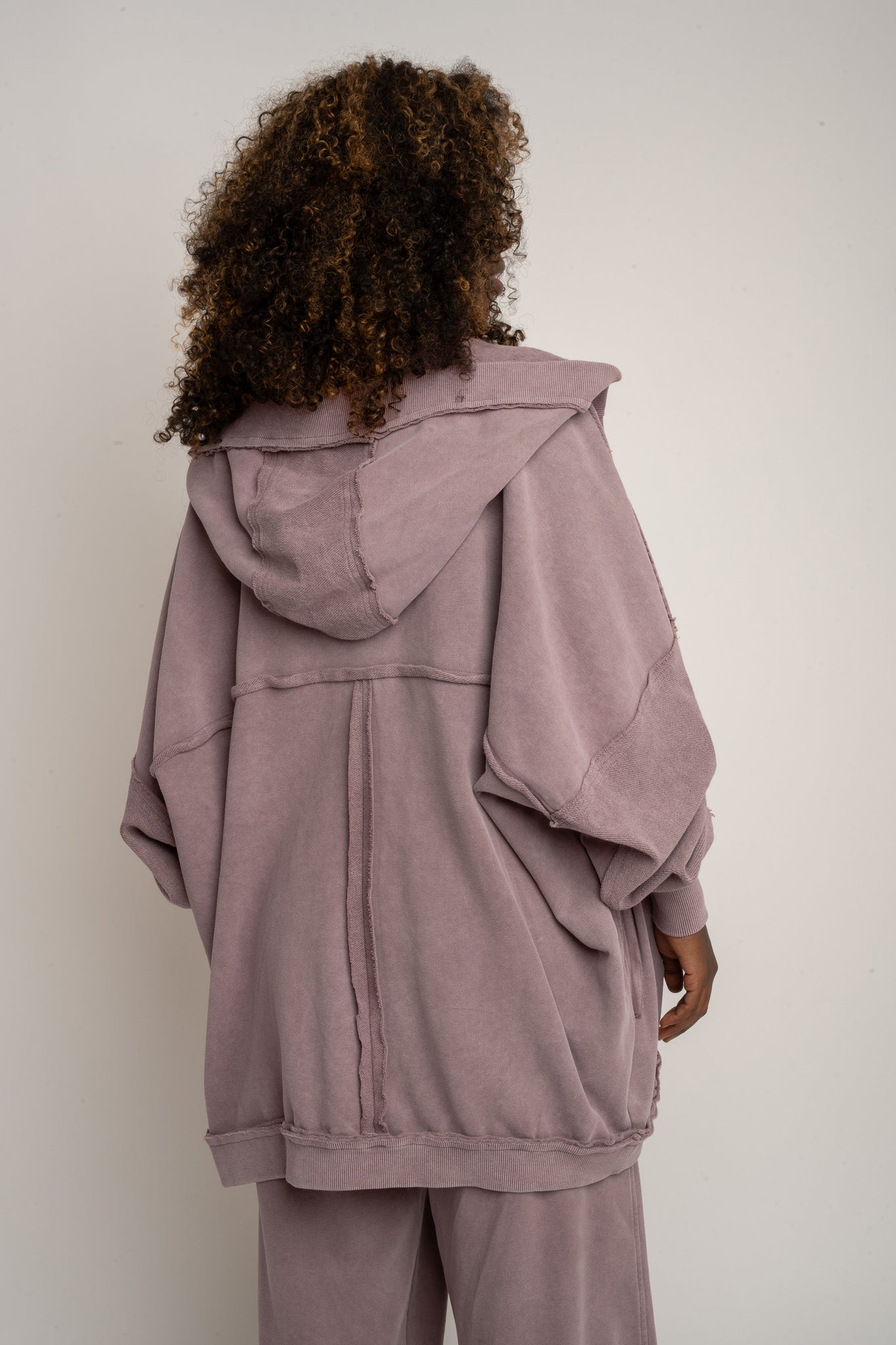 BLUZA Z EFEKTEM WASHED WRZOSOWA - LUND