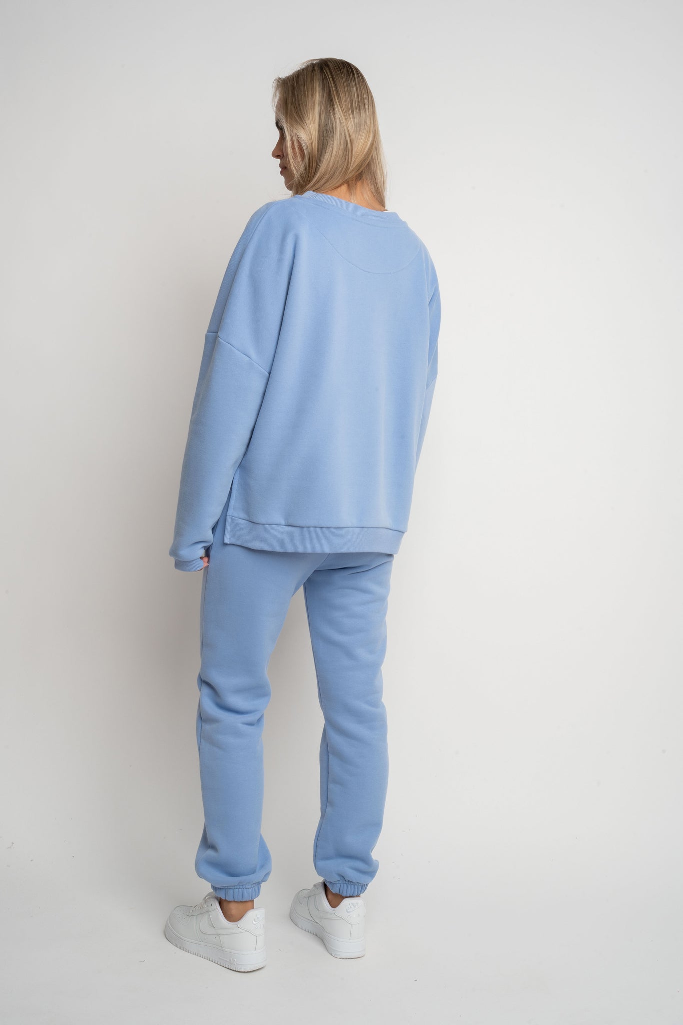 SWEATPANTS REGULAR FIT FLAX BLUE - MILOS