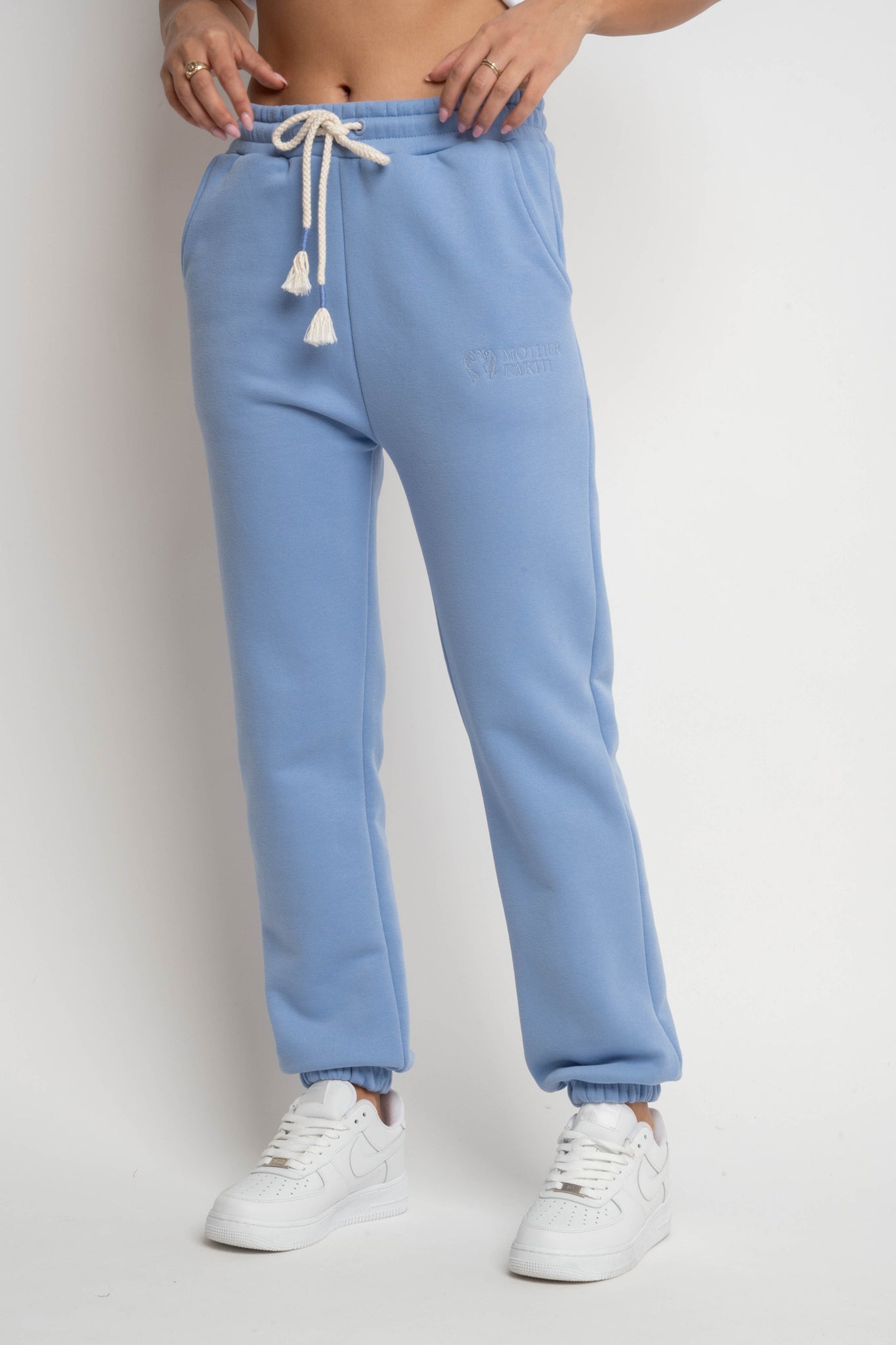 SWEATPANTS REGULAR FIT FLAX BLUE - MILOS
