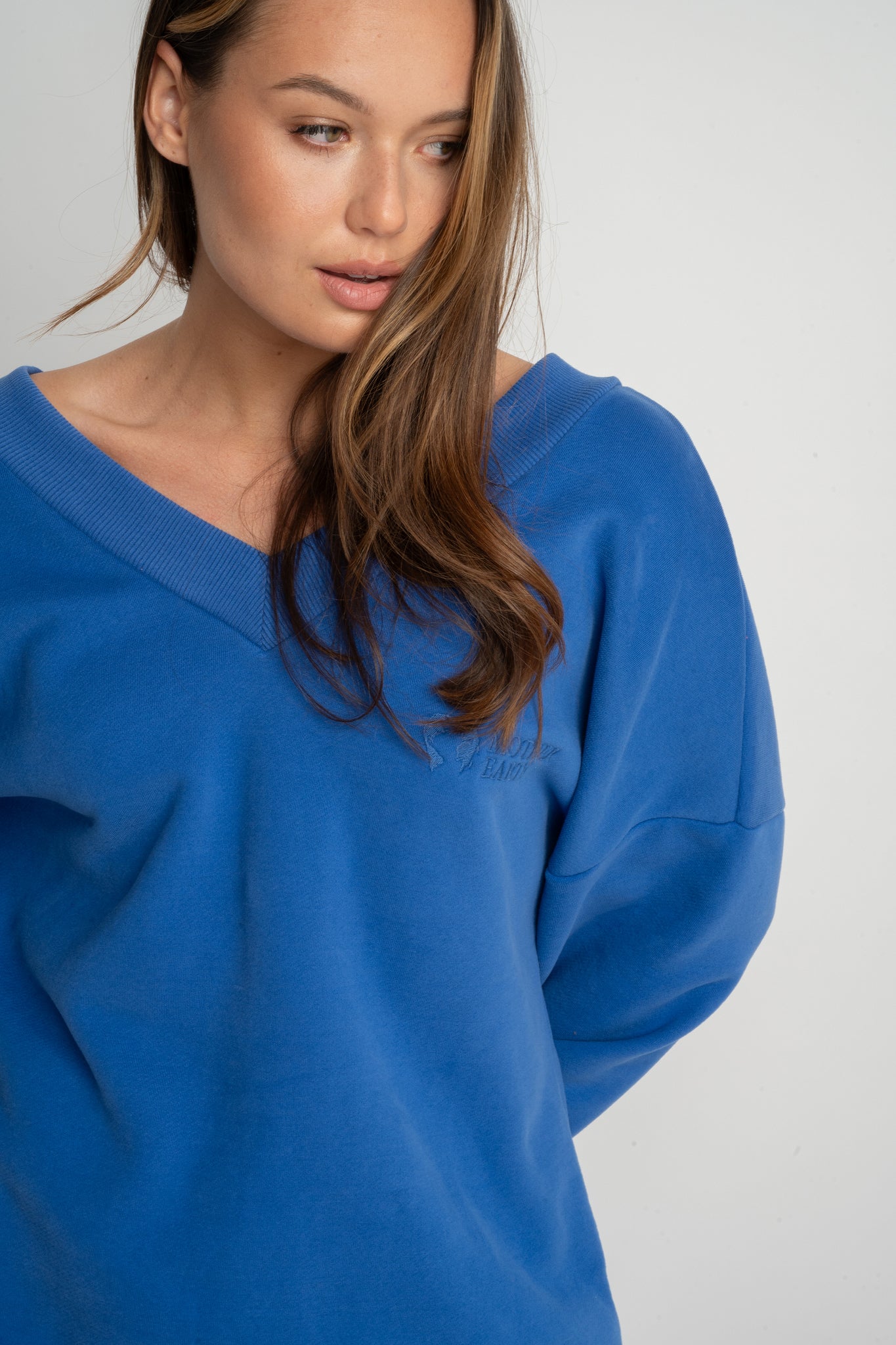OVERSIZED COLLAR SWEATSHIRT - BISCOE