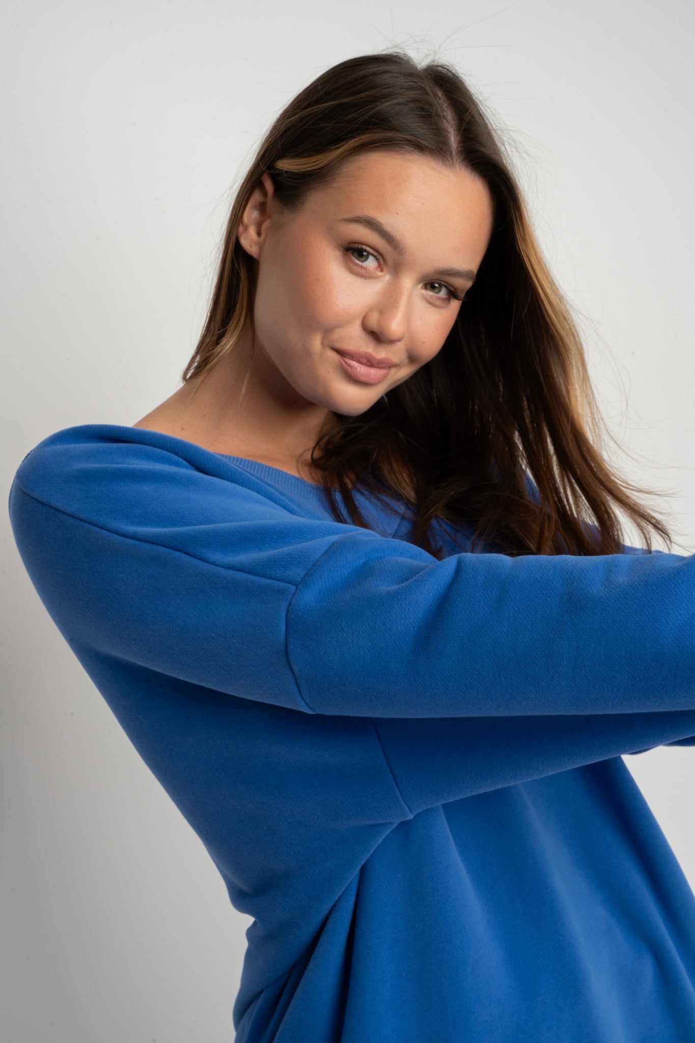 OVERSIZED COLLAR SWEATSHIRT - BISCOE