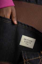 TORBA TYPU SHOPPER  BAG GRANATOWA- LIDO