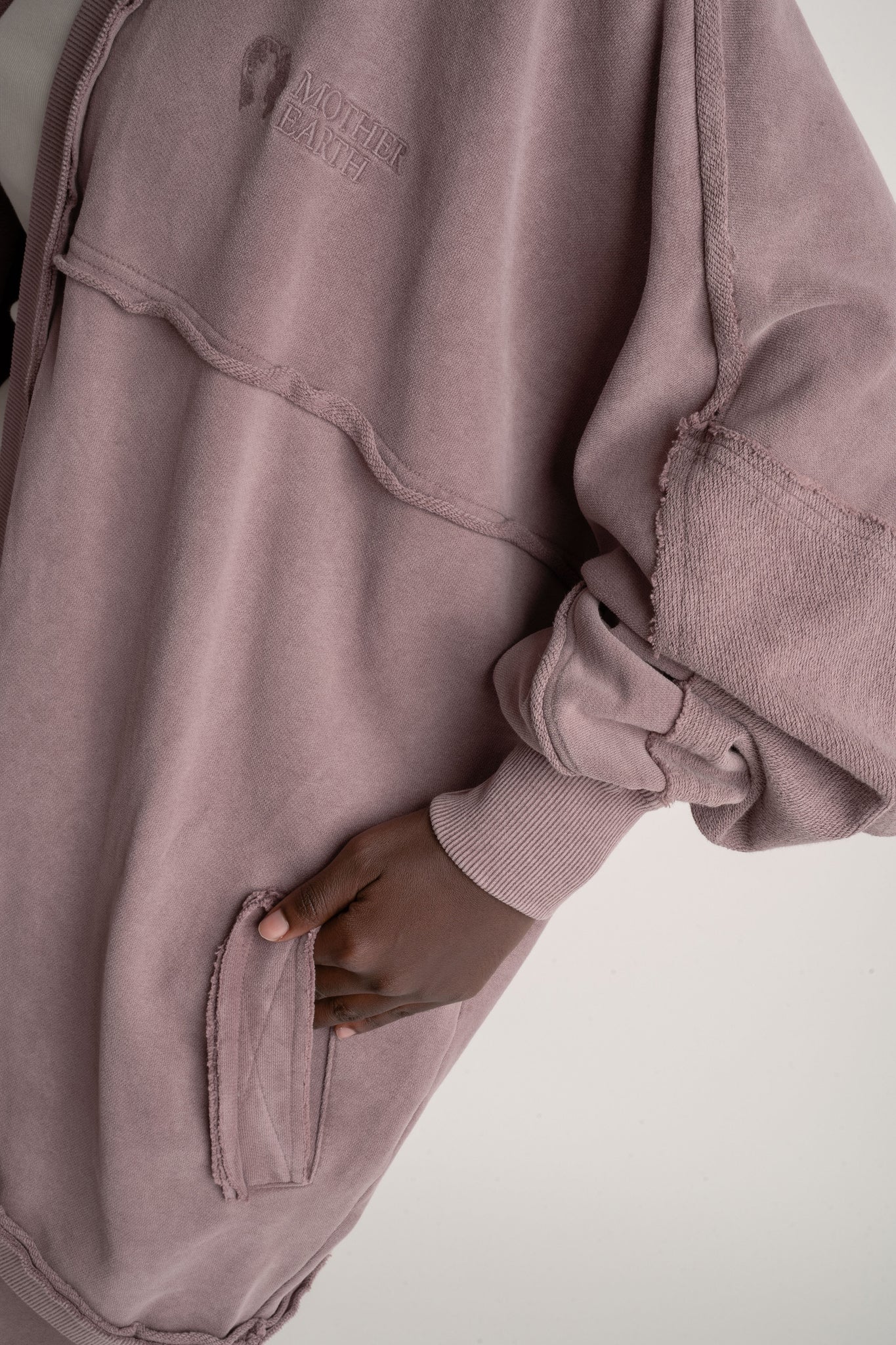 BLUZA Z EFEKTEM WASHED WRZOSOWA - LUND