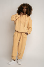 BLUZA Z EFEKTEM WASHED MUSZTARDOWA - LAPLAND